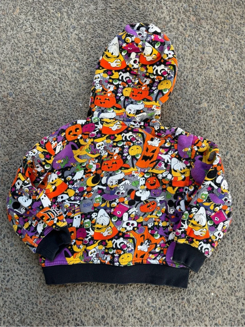 Disney Parks 2022 Park Exclusive Halloween Mickey and Friends Zip Hoodie Size XS